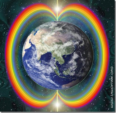 arco iris y Tierra